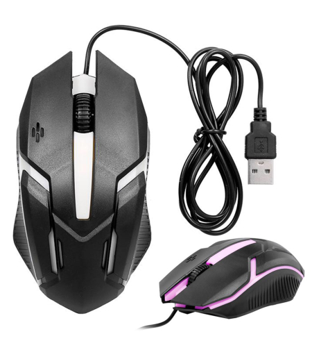 RGB LED геймърска мишка за геймъри 1200 dpi