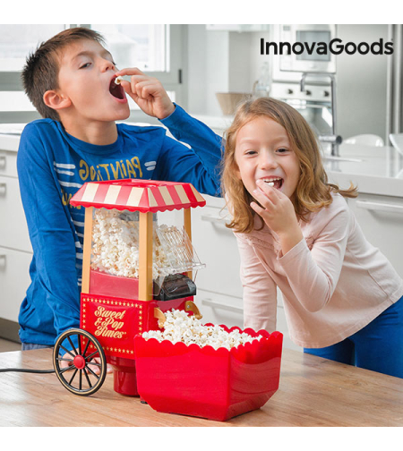 Машина за Пуканки Sweet & Pop Times InnovaGoods 1200W Червена
