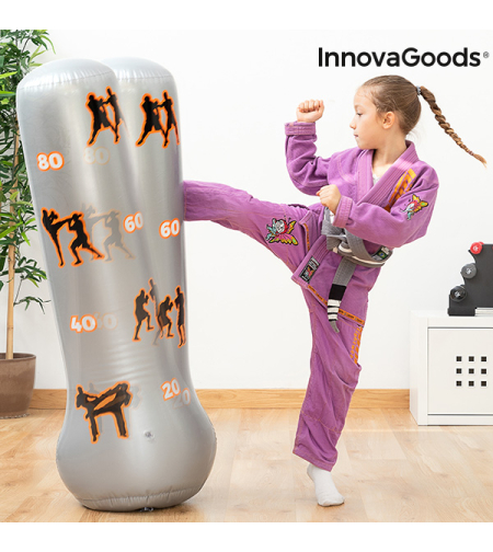 Боксова круша с надуваема основа за деца InnovaGoods