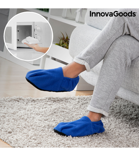 Домашни Чехли, Затоплящи се в Микровълнова Печка InnovaGoods Син