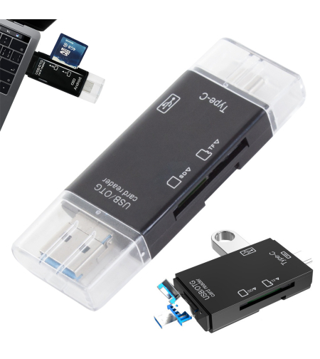 Четец на SD карти microsd tf usb usb-c micro usb otg