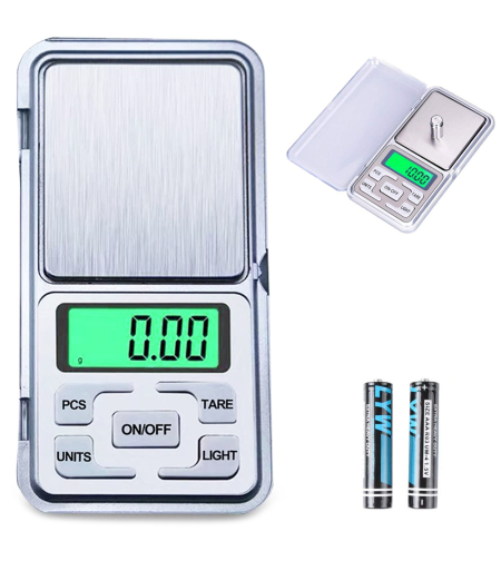 Електронна везна за бижута 500 / 0,01g LCD