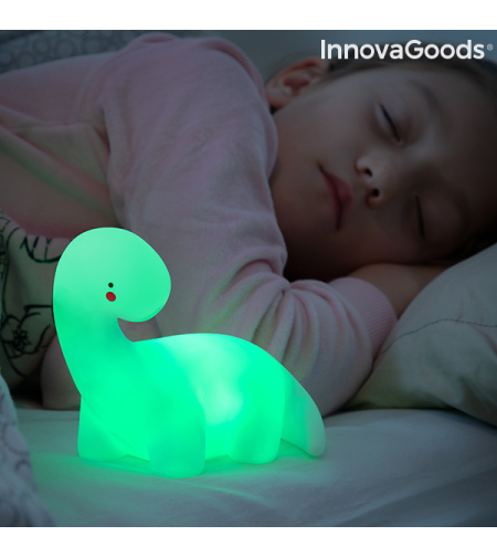 Многоцветна LED ЛампаДинозавър Lightosaurus InnovaGoods