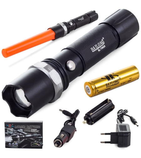 Тактическо фенерче Bailong zoom xml-t6 batut t8626