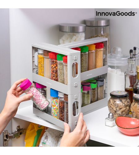 Плъзгащ и Въртящ се Органайзер за Подправки Rispick InnovaGoods