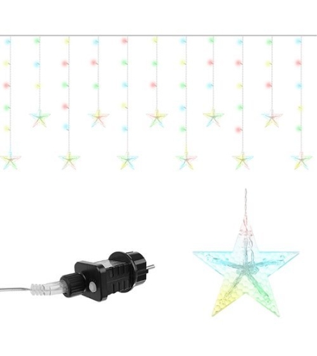 Светлинна завеса 108LED - многоцветна 31V KŚ11319