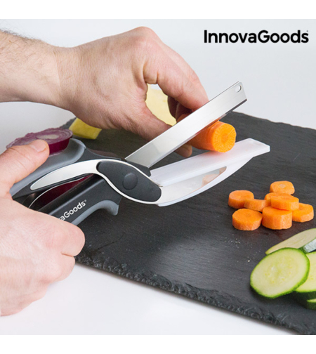 Ножица с Нож сВградена Малка Дъска за Рязане Integrada InnovaGoods