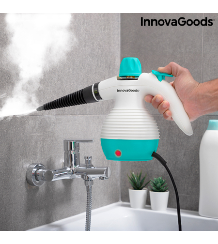 Многофункционален ръчен изпарител с аксесоари 9 в 1 Steany InnovaGoods 0,35 L 3 Bar 1000W