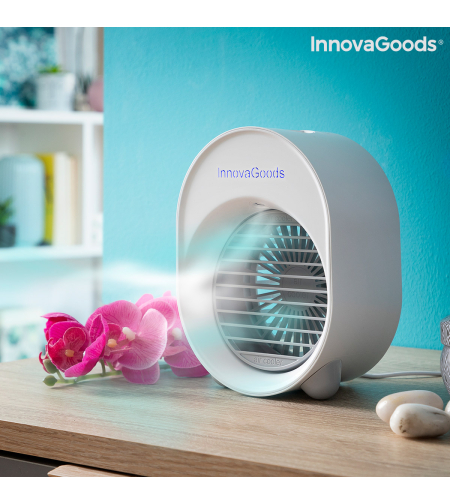 Мини Ултразвуков Охладител-Овлажнител с LED Koolizer InnovaGoods