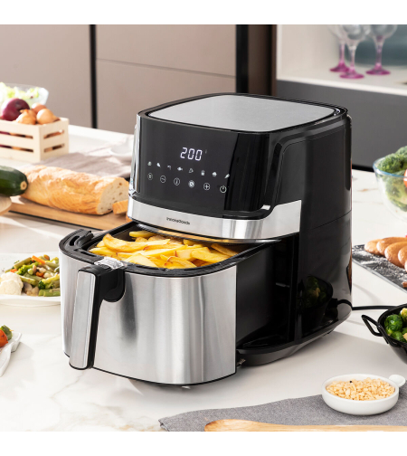 Фритюрник без Мазнина InnovaGoods Fryinn Pro 5500 Черен Неръждаема стомана 1700 W 5,5 L