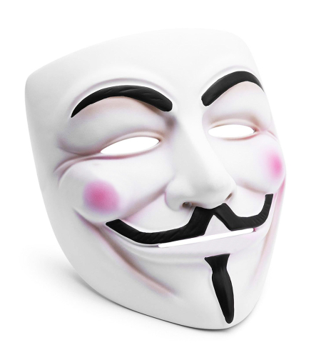 Анонимна маска vendetta acta протест хелоуин v