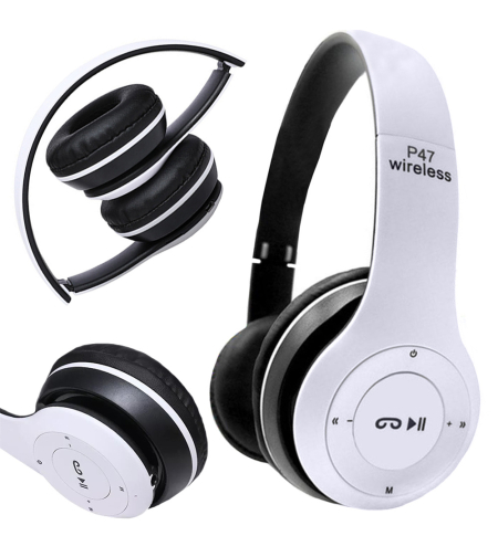 Безжични слушалки p47 bluetooth mp3 микрофон