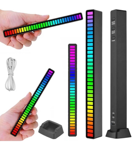 RGB LED ЛАМПА КАБЕЛ ЧЕРЕН (160)