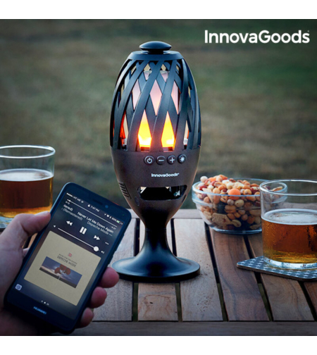 LED Фенер с Колона Bluetooth InnovaGoods