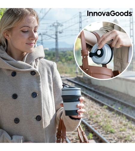 Силиконова Сгъваема Чаша Flahsie InnovaGoods