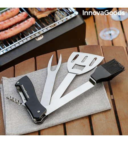 Комплект Прибори за Барбекю 5 в 1 Bbkit InnovaGoods