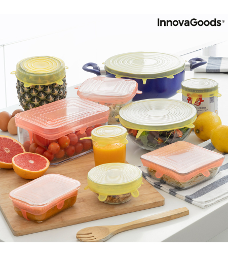 Комплект от 10 многократни и регулируеми кухненски капака Lilyd InnovaGoods