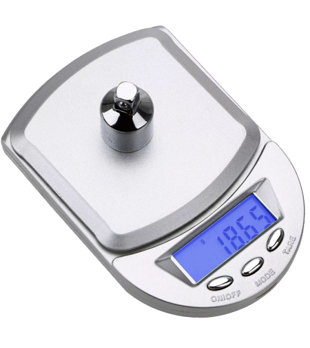Тегло на джоба за бижута 500g / 0.1g прецизно