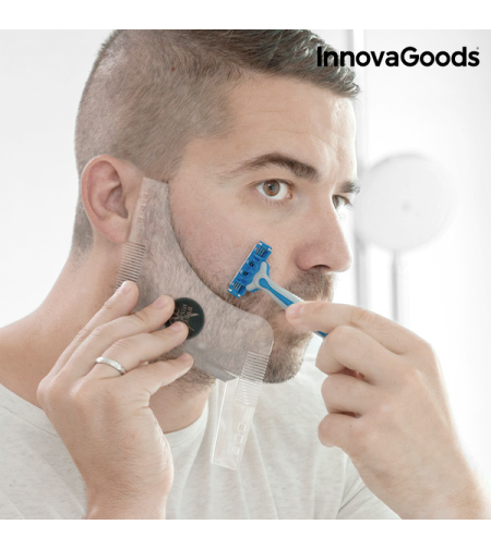 Шаблон за Оформяне на Брада Hipster Barber InnovaGoods