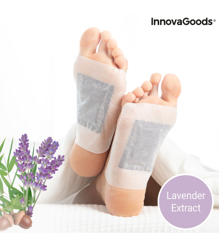 Детоксикиращи Лепенки за Крака Lavender InnovaGoods 10 броя