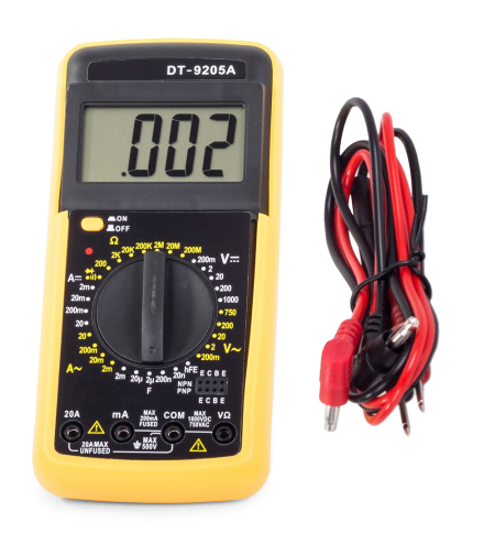 DT9205A Цифров LCD цифров токов мултицет