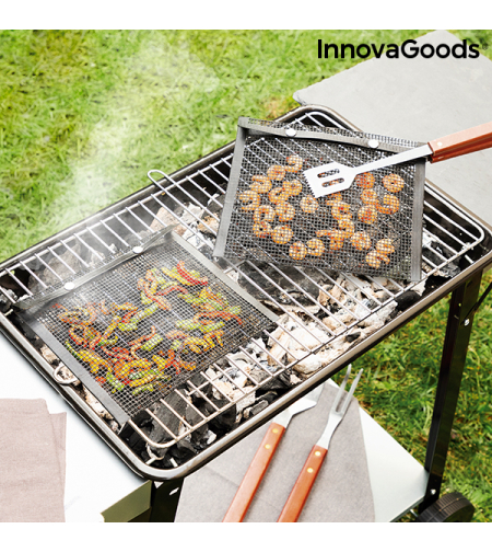 Мрежести Торби за Барбекю BBQNet InnovaGoods (опаковка от 2)