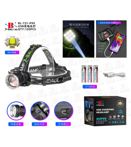 Leader bailong led xhp99 powerbank zoom