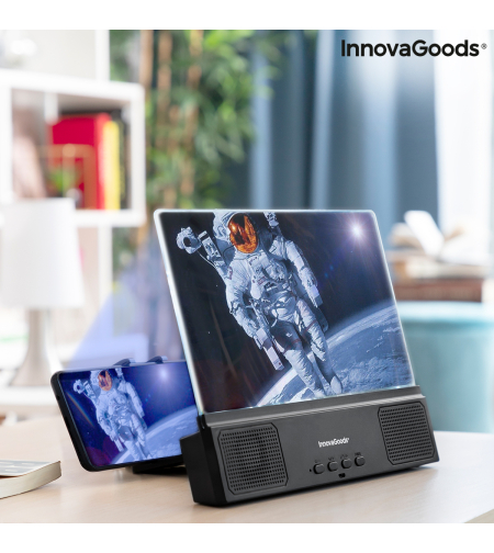 Екранен Усилвател с Тонколона за Мобилни Телефони Mobimax InnovaGoods