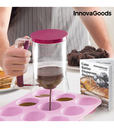Диспенсър за Тесто с Книга с Рецепти InnovaGoods
