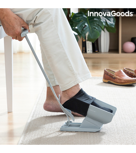 Обувалка за чорапи и обувки с устройство за събуване на чорапи Shoeasy InnovaGoods