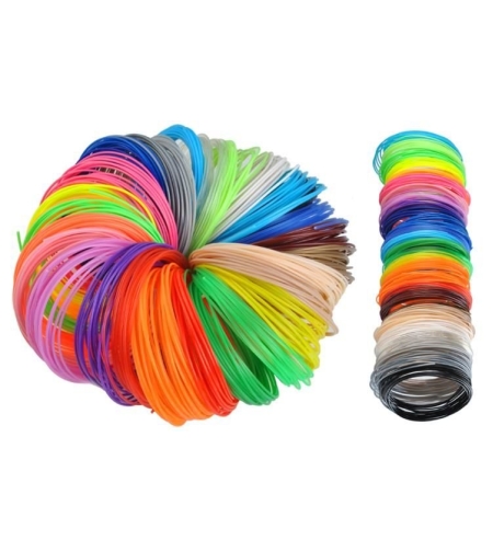 PLA 3D филаменти - комплект 30бр х 5м
