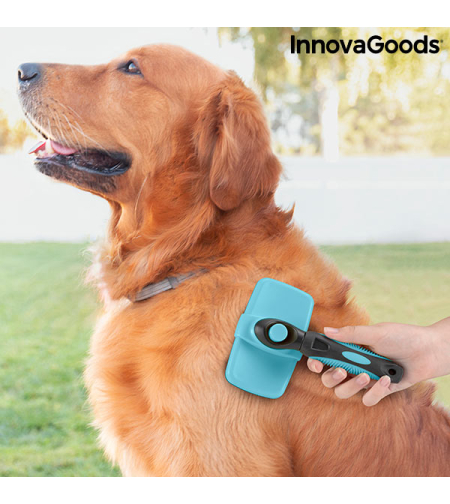 Четка за почистване на домашни любимци с прибиращи се зъбци Groombot InnovaGoods