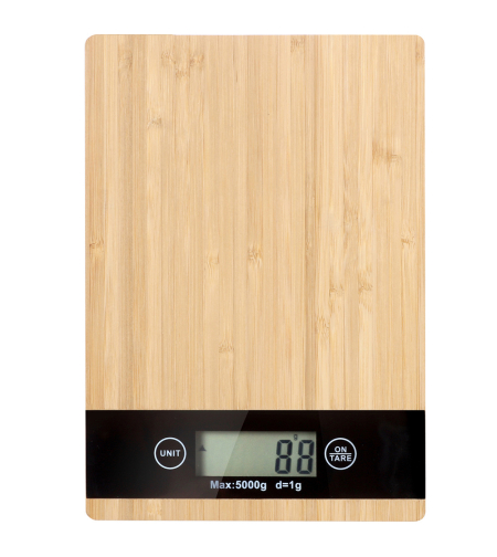 Електронна бамбукова LCD кухненска везна до 5 кг