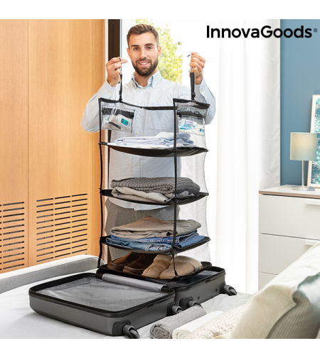 Преносим Сгъваем Рафт Органайзер за Багаж Sleekbag InnovaGoods