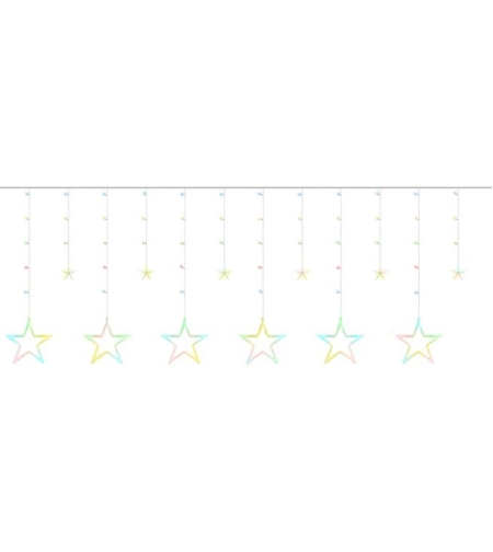 Светлинна завеса 138 LED - многоцветна 31V KŚ11316