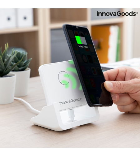 Многопозиционно Безжично Зарядно Устройство с Поставка Pomchar InnovaGoods