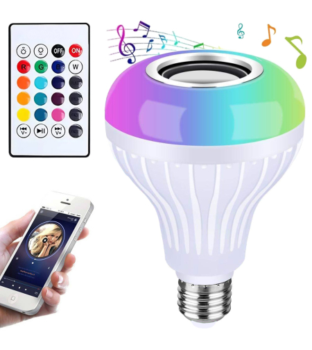 Цветно rgb led bluetooth дистанционно управление за високоговорител