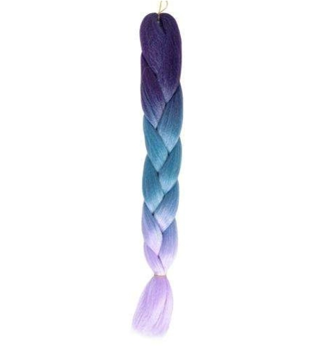 Синтетична коса ombre blue / fio плитки W10342