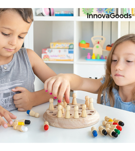 Дървена игра за памет Taeda InnovaGoods 26 части