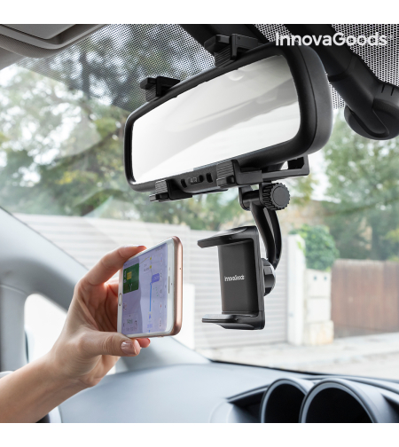 Поставка за Смартфон за Огледало за Обратно Виждане Stropp InnovaGoods
