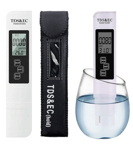 Тестер за твърдост на водата tds ec osmosis temp