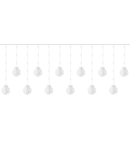 Светлинна завеса 108LED - студено бяло 31V KŚ11347