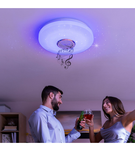 LED Плафониер с Високоговорител Lumavox InnovaGoods