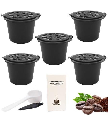 5 х кафе капсули Nespresso за многократна употреба