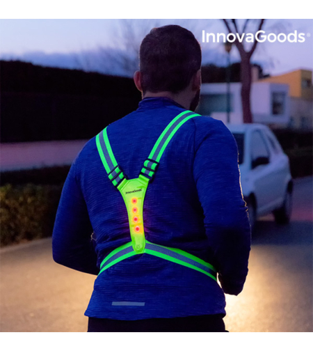 Светлоотразителни Колани с LED за Спортисти InnovaGoods