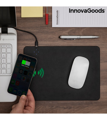 Подложка за Мишка 2 в 1 с Безжично Зареждане Padwer InnovaGoods