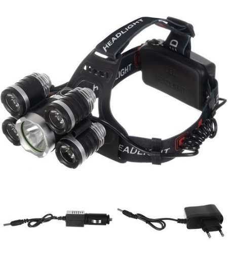Фар 5 x LED T6 CREE