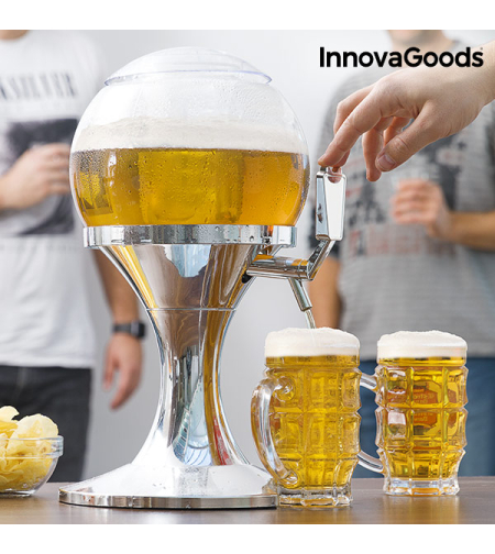 Диспенсър за бира с охладител в формата на балон InnovaGoods