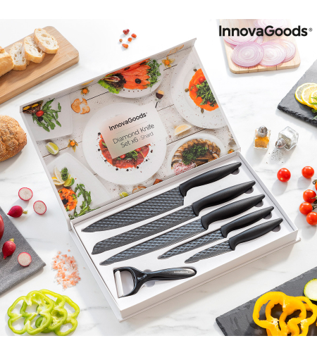 Комплект Диамантени Ножове Shard InnovaGoods 6 Части