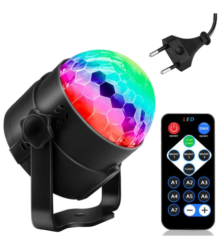 Диско проектор диско топка rgb led прожектор